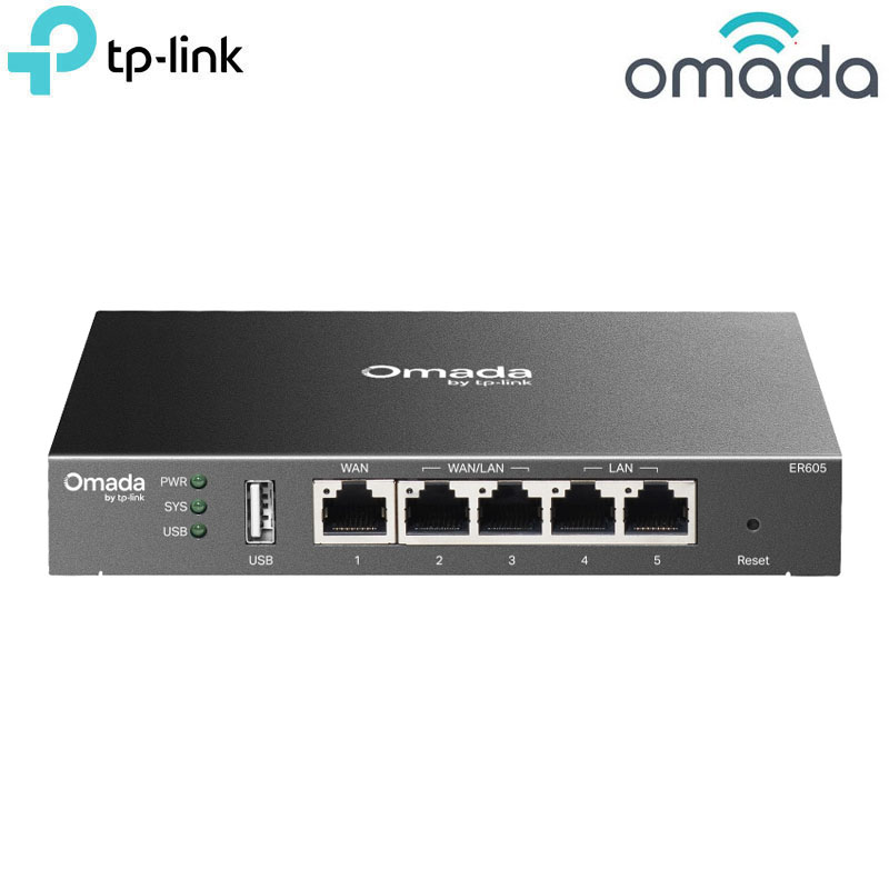 TP-Link Omada ER605 Gigabit Multi-WAN VPN Router με 5 Θύρες Gigabit Ethernet & USB 2.0