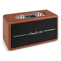 AUDIZIO TUNE60 BROWN Retro Ραδιόφωνο DAB+, FM, USB, SD, Bluetooth, Alarm, Wake up, Φορητό 102.382