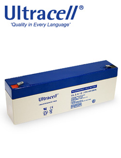 Ultracell UL2.4-12 Επαναφορτιζόμενη Μπαταρία Μολύβδου 12 Volt / 2,4 Ah