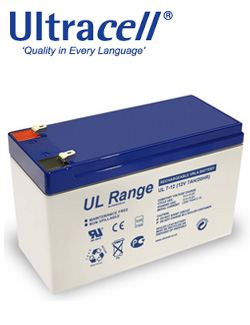 Ultracell UL7-12 Επαναφορτιζόμενη Μπαταρία Μολύβδου 12 Volt / 7 Ah