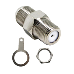 ULTIMAX V-7242S Μούφα F θηλυκό σε F θηλυκό με παξιμάδι και Ροδέλα L:31.5mm 