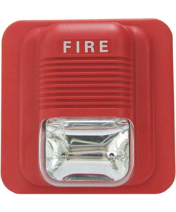 VFS-082 Φαροσειρήνα πυρασφάλειας πιεζοηλεκτρονική με strobo 24VDC 93dB