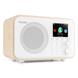 AUDIZIO VICENZA WHITE Επαναφορτιζόμενο Wi-Fi Internet / DAB+ / FM Radio με Bluetooth και Ξυπνητήρι 102.450