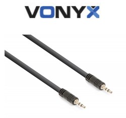 VONYX CX336-1 Καλώδιο Jack 3.5mm STEREO αρσενικό σε Jack 3.5mm STEREO αρσενικό 1.5m 177.779