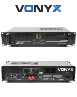 VONYX VXA-1500 Τελικός Επαγγελματικός Ενισχυτής 2x750 Watt και Bridged 1500 Watt 172.054