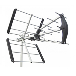 OEM WC-239E Κεραία UHF Τριπλή Μικρή με φίλτρο LTE (Μαύρη)