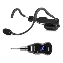 VONYX WSH20 Set Compact Ασύρματο Σύστημα Μικροφώνου Κεφαλής Sports Headset & Δέκτη UHF 16Ch 179.274