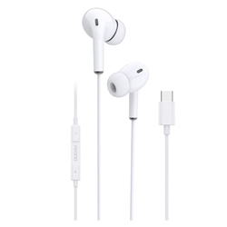 DUDAO X14 Type-C Ενσύρματα Ακουστικά Handsfree In-Ear με Type-C white 6970379618110
