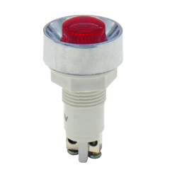 XH020 RED Ενδεικτική λυχνία ΝΕΟΝ Κόκκινη 12V DC Φ12 με βίδες KND
