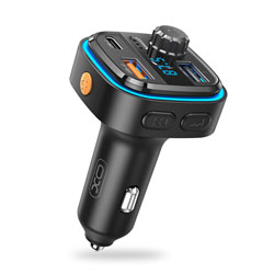 XO-BCC08 Car FM Transmitter, Φορτιστής με δυο εξόδους USB-A & μια έξοδο USB-C και Bluetooth 5.0
