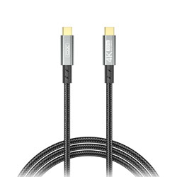 XO-NB-GB020 USB 3.2 Gen Type C σε Type C Ταχείας Φόρτισης και Μεταφοράς Δεδομένων 100W μήκος 1m σε Μαυρό