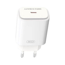 XO-L90B Φορτιστής Πρίζας USB-C 20W Power Delivery σε Λεύκο Χρώμα 3.1.19