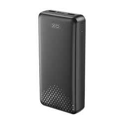 XO-PB313 Powerbank 20.000mAh με 3 Θύρες USB (2x USB-A & USB-C) σε Μαύρο Χρώμα  