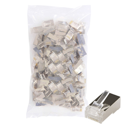 ECT181100_100pcs Φις Γραμμής Δικτύου RJ45 CAT6 Θωρακισμένο Ανοιχτού τύπου connector 8P8C (100 τμχ)