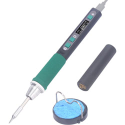 YIHUA YH-928D-IV Mini USB Κολλητήρι 60Watt Ρυθμιζόμενης Θερμοκρασίας με Βάση και καθαριστικό Μύτης