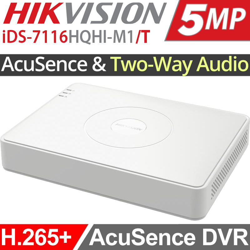 HIKVISION iDS-7116HQHI-M1/T Acusence DVR Καταγραφικό 16 Καμερών, Μέχρι 5Mpixels, Two-Way Audio, Motion Detection 2.0