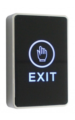 PBK-3A Μπουτόν Εξόδου Exit Button Αφής Φωτιζόμενο για εφαρμογές Ελέγχου Πρόσβασης Access Control