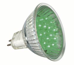 LED Spot 12V 1,5W Πράσινο MR-16 