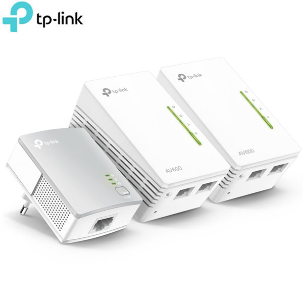 TP-LINK TL-WPA4220 TKIT V5 AV600 Powerline Wi-Fi Triple Pack Kit (3 Τεμάχια)