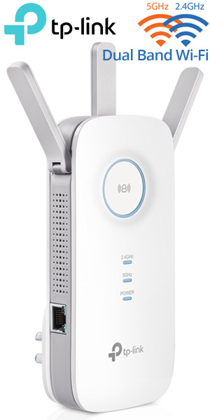 TP-Link RE450 v4 AC1750 Dual-Band Mesh Wi-Fi Range Extender 2,4GHz and 5GHz