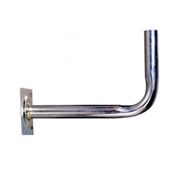 BA45Γ Βάση τοίχου γωνία γαλβανιζέ Απόσταση 40cm / Φ45mm 