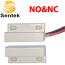 Sentek BS-2012C (ΛΕΥΚΗ) Βιδωτή και Αυτοκόλλητη μαγνητική επαφή NO & NC με 3 καλώδια