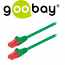 GOOBAY 95251 Καλώδιο δικτύου U/UTP CAT6 patchcable 0.25m σε Πράσινο
