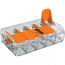 Wago 221-415 Κλέμα Ταχυσύνδεσμος 5 αγωγών 0,14~4mm COMPACT Splicing Connector