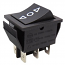 SOKEN RK1-01 2X3 B/B Διακόπτης Rocker Μεγάλος ON-OFF-ON 6P 16A/ 250V