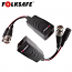 Folksafe FS-HD4301VP ζεύγος παθητικών Video Balun για Video και Tροφοδοσία κάμερας μέσα από ένα καλώδιο UTP (RJ-45)