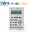 INIM NCODE/B (Λευκό) Πληκτρολόγιο χαμηλού Προφίλ με φωτιζόμενη LCD οθόνη για κέντρα INIM SmartLiving