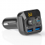 NEDIS CATR120BK Car MP3 FM Transmitter Φορτιστής με εισόδους USB microSD Bluetooth και Bass Boost