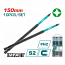 TOTAL TACIM16PH263 Σετ Μύτες Μαγνητικές Μαύρες PH2 150mm Κρούσης 10τμχ.