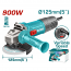 TOTAL TG109125565 Γωνιακός Τροχός 900W 125mm Ηλεκτρονικός με ρύθμιση Στροφών