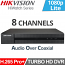 HIKVISION HiWatch HWD-5108MH(S) DVR Καταγραφικό 8 καμερών Up to 1080p, H.265, Audio over Coaxial