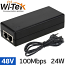 WI-TEK WI-POE31-48V PoE Injector 100Mbps 48V 0.5A 24W