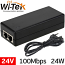 Wi-Tek WI-POE31-24V Passive PoE Injector (Παθητικό) 100Mbps 24V 1A 24W