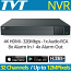 TVT TD-3332H2-B2 IP Καταγραφικό NVR για 32 IP Κάμερες Μέχρι 12Mpixels, H.265+ (Χωρίς PoE)