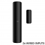 HIKVISION DS-PDMC-EG2-WE(B) BLACK - Μαύρη Αμφίδρομη Ασύρματη Μαγνητική Επαφή για πίνακες AX PRO, με 2 ενσύρματες εισόδους