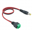ANGA PS-M003-S Καλώδιο τροφοδοσίας με Αρσενικό DC Connector και κλέμα σύνδεσης, μήκους 30cm