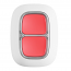 AJAX DOUBLE BUTTON WHITE - Ασύρματο μπουτόν πανικού 2 πλήκτρων, σε λευκό χρώμα