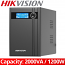 Hikvision DS-UPS2000 - Line Interactive UPS 2000VA / 1200W με εξόδους 4 πρίζες σούκο