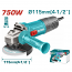 TOTAL TG10711556 Γωνιακός Τροχός 750W 115mm 