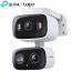 TP-Link Tapo C246D Διπλή (Dual Lens) Ασύρματη Αδιάβροχη WiFi IP Ρομποτική PT Κάμερα 3MP, 2K, Full-Color Night Vision