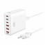 XO-L133(EU)  Φορτιστής Πρίζας GaN 3x USB-A και 3x USB-C 75W Max Quick Charge σε Λεύκο Χρώμα  