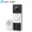 TP-Link Tapo D210 (V2.0) Έξυπνο Video Doorbell με Κάμερα 2K, IP65, Color Night Vision, AI Detection Mic/Speaker, microSD 