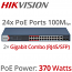 HIKVISION DS-3E1326P-EI(B) 24 Ports Smart managed PoE Switch 802.3af/802.3at 370Watts