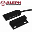 Aleph DC-1561 Black (ΜΑΥΡΗ) - Βιδωτή κ Αυτοκόλλητη μικρή μαγνητική επαφή σε μαύρο χρώμα DC-1561BL