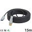 ANGA OP-OF15-8K HDMI 2.1 Optic Fiber Cable 15m | 8K@60Hz, 4K@120Hz & 48Gbps 