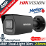 HIKVISION DS-2CD1043G2-LIU BLACK 2.8mm IP κάμερα 4Mpixels, Smart-Hybrid Light 30m, Motion Detection 2.0, Poe, Μικρόφωνο
